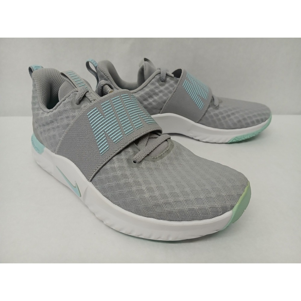 Nike‎ Women's Renew In-Season TR9 Training Shoes DC1869-001 Gray Lt Blue Sz 6